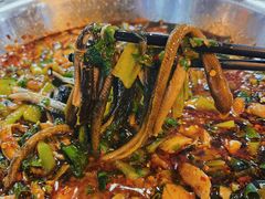 老板娘亲自拌匀的鳝丝-乐山第一家临江鳝丝(茶坊路店)