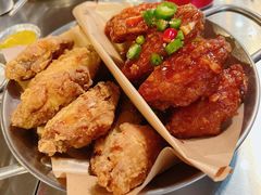 炸鸡翅一半一半-富乐满韩国正宗炸鸡韩国料理(虹泉路店)