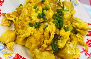 Stir-fried Egg with Rice Cake
