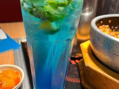 蓝柑气泡水-土大力拌饭名家(丹尼斯百货店)