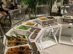 自助取餐区-鹈鹕素食餐厅自助餐部(正阳街店)