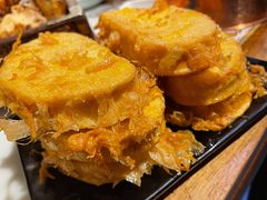 鸡蛋裹炸馒头片-小吊梨汤·北京菜·烤鸭(鸟巢店)