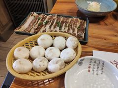 烤口蘑-草家酱蟹炭火烤肉店(珲春南路一店)