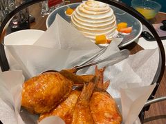 鲜虾胶酿脆皮鸡翅-港丽餐厅(杭大店)