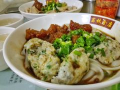 牛腩拼鱼滑捞粉-荔林食店(西华路店)