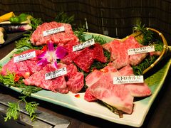 松阪牛肉拼盘-松阪牛焼肉M(法善寺横丁店)