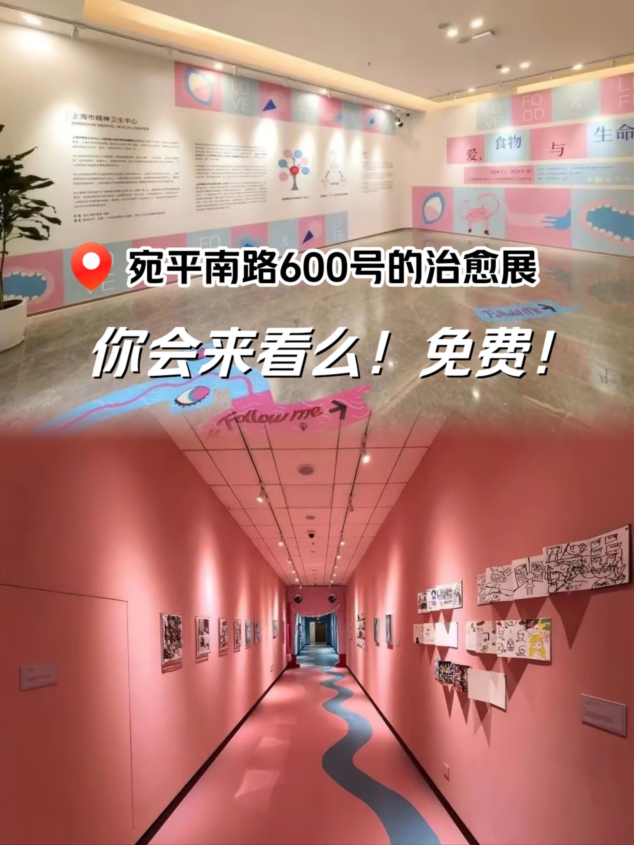 宛平南路600号的治愈展,你会来看么!免费!