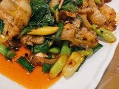 蒜苗回锅肉-易老妈蹄花.特色川菜(人民公园总店)