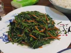 青炒鸭板菜-缘来聚·徽菜名店(黄山宏村店)