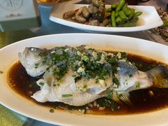 鲈鱼葱油-迎晨餐厅(青芝坞店)