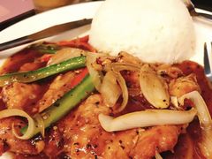 黑椒雞排飯-八爷茶餐厅