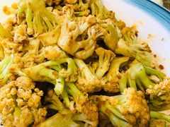 大虾膏炒菜花-良师门滨海人家·海鲜·家常菜(滨海城店)