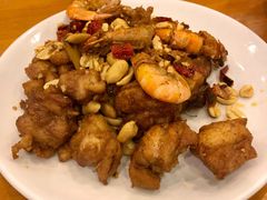 辣子鸡炒虾-牧羊餐厅