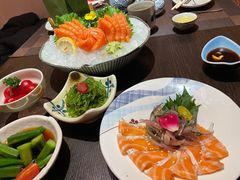 三文鱼刺身-福樱兰海鲜放题铁板烧(加州店)