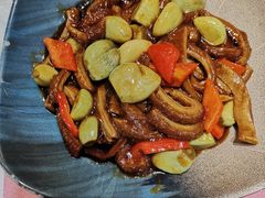 绿蒜烧肚条-南来顺饭庄·清真(南菜园店)