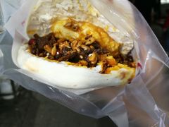 蛋菜夹馍-清真马乐贝腊牛肉蛋黄菜夹馍(马蓉洒金桥店)