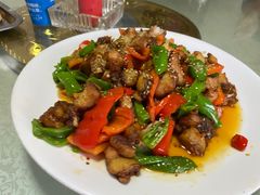 爆炒野生狗鱼块-煲来饱去冷水鱼