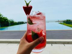 草莓莫吉托-海口万豪·大堂吧·望海吧.日落海景·下午茶·奶茶·咖啡·轻食·蛋糕·鸡尾酒·清吧