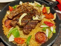 炙烤澳洲西冷牛排铁锅饭-必胜客(东营万达店)