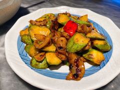 云南小瓜炒猪爽肉-莞府家宴·东莞菜(市民服务中心店)