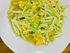 蒜苗炒鸡蛋-板桥海鲜广场(文明东店)
