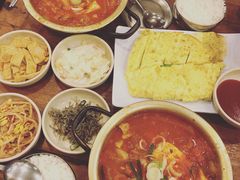 猪颈肉泡菜汤-金北顺大锅家(신사본점)