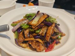 青椒茄子炒豆角-小放牛炒菜馆(裕华东路店)
