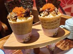 脆筒芒果鹅肝手卷-熊藏居酒屋(kkone店)