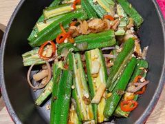 小炒秋葵-小大董·烤鸭(凤凰汇店)