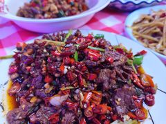 小炒牛肉-饶品富牛魔王辣味烧菜馆(船山路总店)