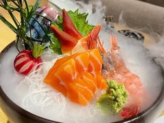 刺身三品-鲔吞·和牛寿喜烧(闵行区绿瘦酒店)