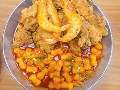必点炸鸡翅配年糕-HOTISLAND海鸡岛·韩国料理(江南西店)