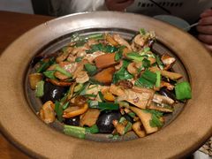 爆炒赤松茸黑牛肝菌-云海肴·汽锅鸡·云南菜(苏州中心店)