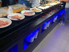 自助取餐区-聚盛源蒸汽海鲜火锅烤肉自助(巨川金海岸购物广场店)