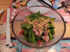 获奖的菠菜培根沙拉-有喜屋·日料·居酒屋(旭辉广场店)