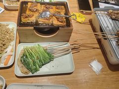 烤宽叶韭菜-木屋烧烤(龙岗龙城万科里店)