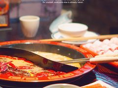 菌汤鸳鸯锅底-管家巷重庆火锅牛蛙黄骨鱼(东晓南店)