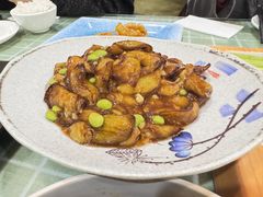 毛豆烧茄子-玉桥餐厅(天坛店)