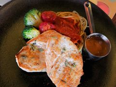 煎鸡胸配蘑菇汁-安妮意大利餐厅(日坛店)