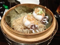 蒜蓉百花墨鱼球-北京四季酒店·采逸轩