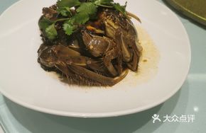 Sauced hairy crab