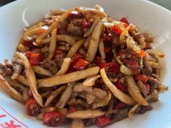 鱿鱼炒肉丝-天下客饭店(中山路店)