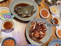 -草家酱蟹炭火烤肉店(珲春南路一店)