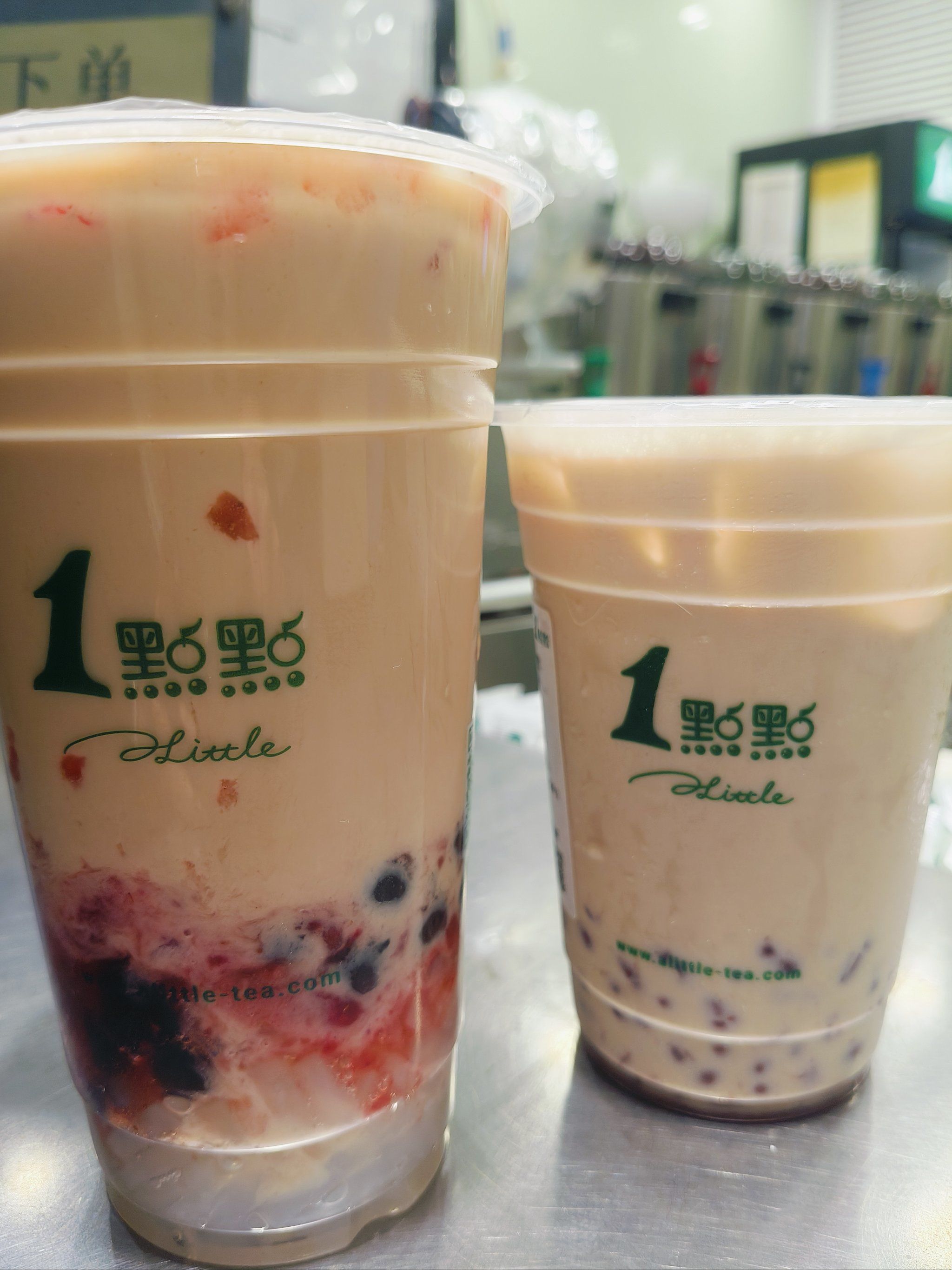 一点点的qq美莓奶茶!好喝