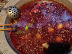 牛油红汤-杨肥肠火锅大排档(火车站花园店)