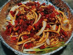 平锅鱿鱼-大碗厨 25年老字号 现炒湘菜(四季天地店)