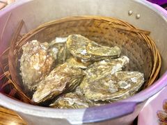 高压锅竹笼蒸蚝-蚝堡海鲜·威海菜·海肠捞饭·烧烤·亚洲吃蚝公司(幸福门店)