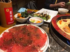 鲜切嫩牛肉-蜀辣居鲜货老火锅(红牌楼店)