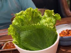 -明洞阿姨·韩式酱蟹烤肉·创意料理(三元桥店)