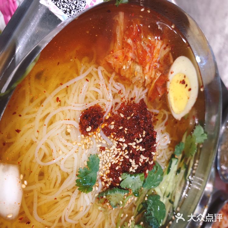 有点老，不过我烤的牛肉真是棒呀，冷面味道也不错